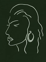 Malachite Portrait III Fine Art Print