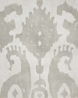 Shadow Ikat V Framed Print