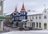 Akureyri, Iceland During Winter Fine Art Print