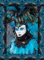 Elaborate Masked Costume For Carnival, Venice, Italy 19 Fine Art Print