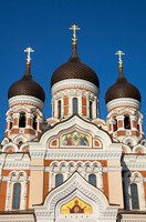 Estonia, Tallinn View Of Alexander Nevsky Cathedral Fine Art Print