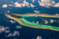 Aerial Ant Atoll, Pohnpei, Micronesia Fine Art Print