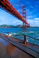 Beneath The Golden Gate Bridge Fine Art Print