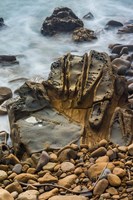 Tafoni Formation At Salt Point State Park Fine Art Print