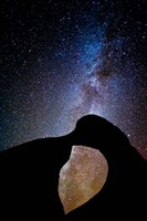 Mobius Arch With The Vibrant Milky Way Fine Art Print