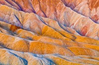 Eroded Hills Below Zabriskie Point Fine Art Print