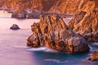 Evening Light On The Big Sur Coast Fine Art Print