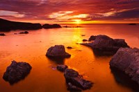 Sunset At Soberanes Point Fine Art Print