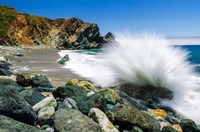 Crashing Surf, Limekiln State Park Fine Art Print