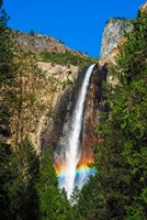 Rainbow Over Bridalveil Fall Fine Art Print