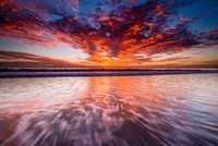 Warm Glow Over The Channel Islands Fine Art Print