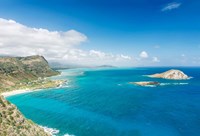 North Shore From Makapu'u Point, Oahu, Hawaii Fine Art Print