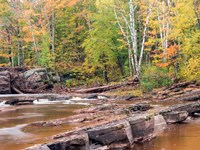 Bonanza Falls, Michigan Fine Art Print