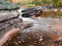 Bonanza Falls Whirlpool, Michigan Fine Art Print