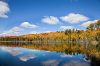 Panoramic View Of Pete's Lake, Michigan Fine Art Print
