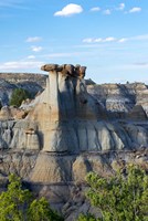 The Erosion Bed Badlands Of Makoshika State Park Fine Art Print
