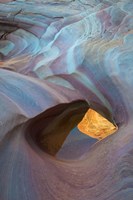 Swirling Polished Sandstone Design, Nevada Fine Art Print