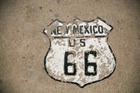 New Mexico State Route 66 Sign Fine Art Print