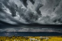 Lightening Strike On The Dakota Plains Fine Art Print