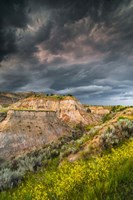 Thunderstorm Approach On The Dakota Prairie Fine Art Print