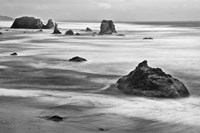 Bandon Beach, Oregon (BW) Fine Art Print