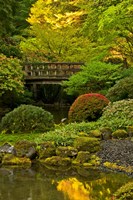 Moon Bridge, Portland Japanese Garden, Oregon Fine Art Print