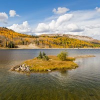 Duck Fork Reservoir, Manti-La Sal National Forest, Utah Fine Art Print