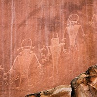 Fremont Pictoglyph Panel, Utah Fine Art Print