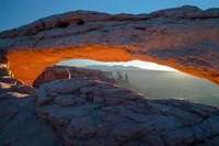 Overlook Vista Through Mesa Arch, Utah Fine Art Print