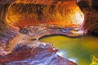 The Subway Along North Creek, Zion National Park, Utah Fine Art Print