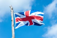 British Flag, Jamestown, Virignia Fine Art Print