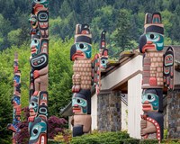 Jamestown Totem Art, Washington State Fine Art Print