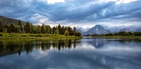 Oxbow Bend Of The Snake River, Panorama, Wyoming Fine Art Print