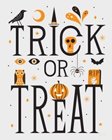 Festive Fright Trick or Treat I Fine Art Print
