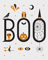 Festive Fright Boo Fine Art Print