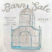 White Barn Flea Market V Fine Art Print