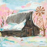 Windmill Barn Fine Art Print