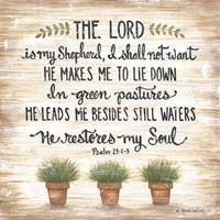 The Lord is My Shepherd Fine Art Print