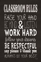 Classroom Rules Fine Art Print