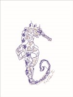 S is for Seahorse Fine Art Print