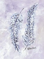 Feathers in Blue Fine Art Print