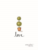 Little Love Topiary Framed Print