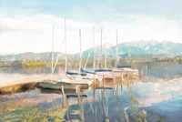 Blue Sky Fishing Day Fine Art Print