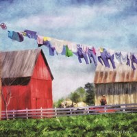 Clothesline Farm Fine Art Print