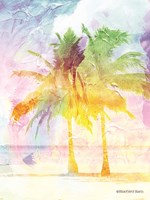 Bright Summer Palm Group II Fine Art Print
