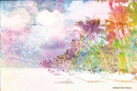 Rainbow Bright Coast and Palms Fine Art Print