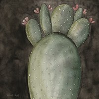 Big Blooming Cactus I Framed Print