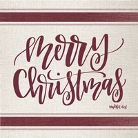 Merry Christmas Fine Art Print
