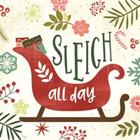 Sleigh Rides All Day Fine Art Print