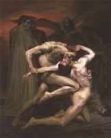 Dante and Virgil in Hell, 1850 Fine Art Print